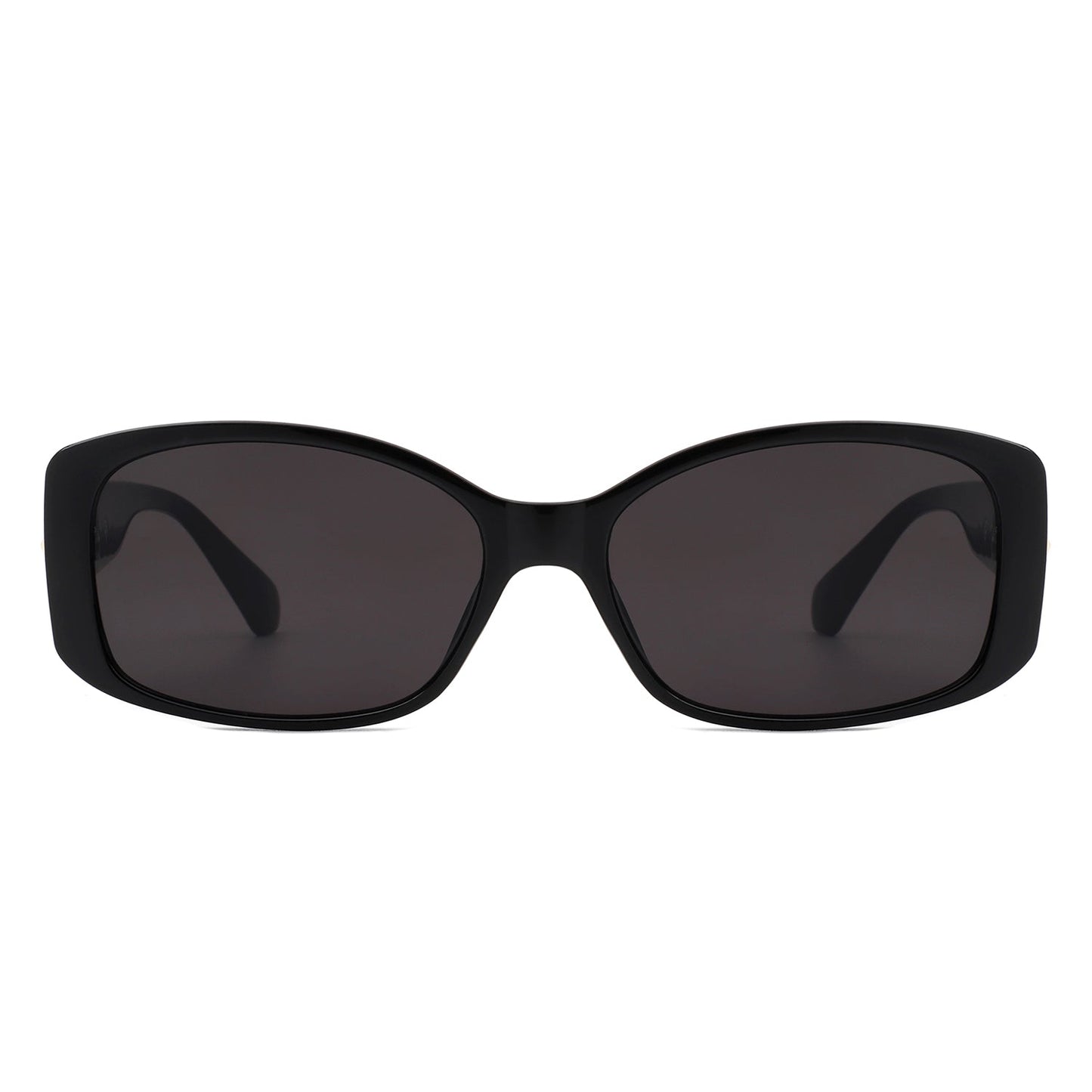 Fantasie - Rectangular Narrow Retro Tinted Fashion Square Sunglasses-3