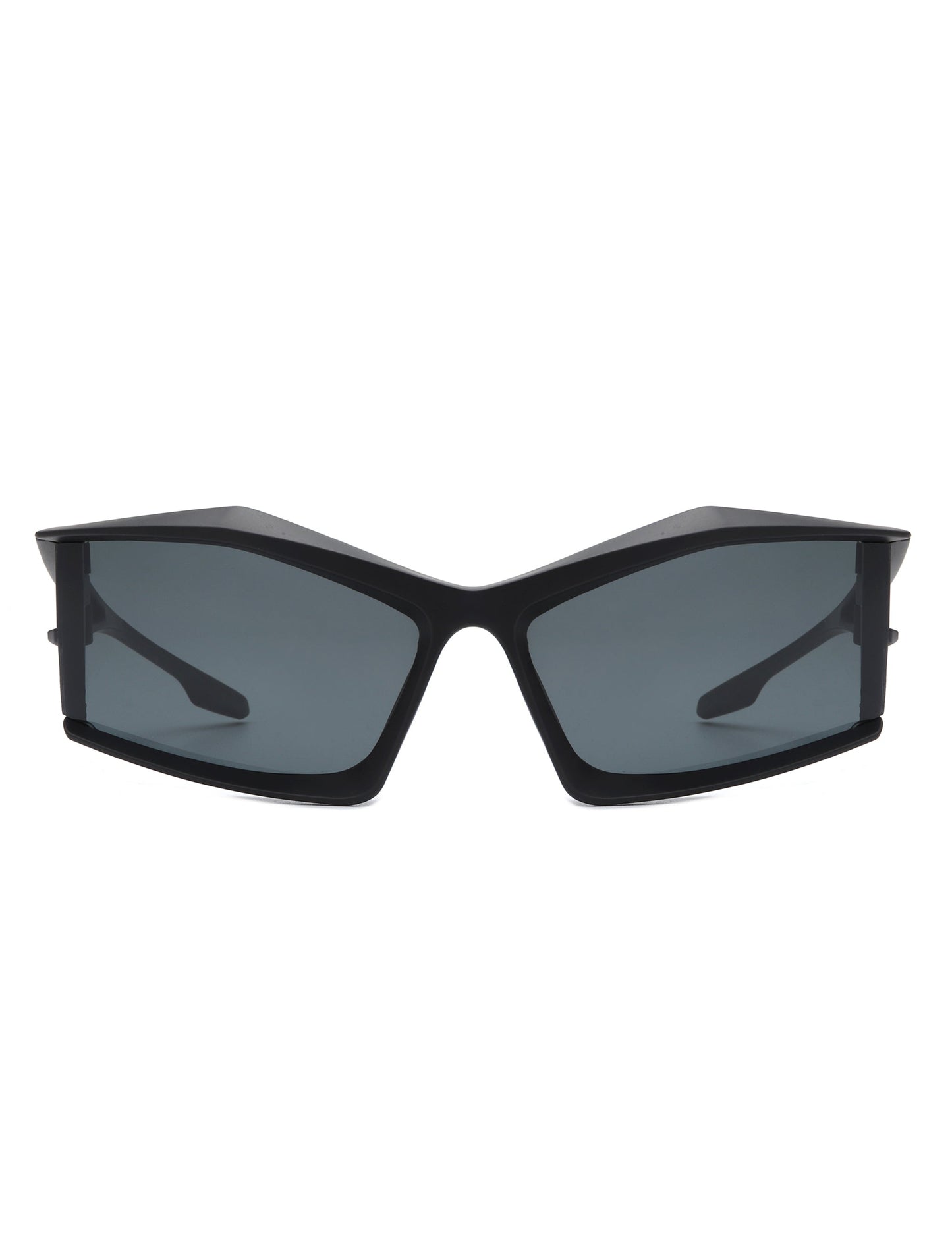 Halo - Futuristic Geometric Rectangle Fashion Sunglasses-1