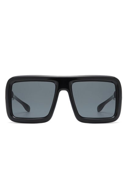 Hype - Oversized Square Flat-Top Women's Fashion Sunglasses-1