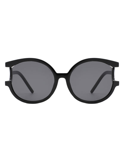 Iloria - Oversized Fashion Irregular Round Sunglasses-1