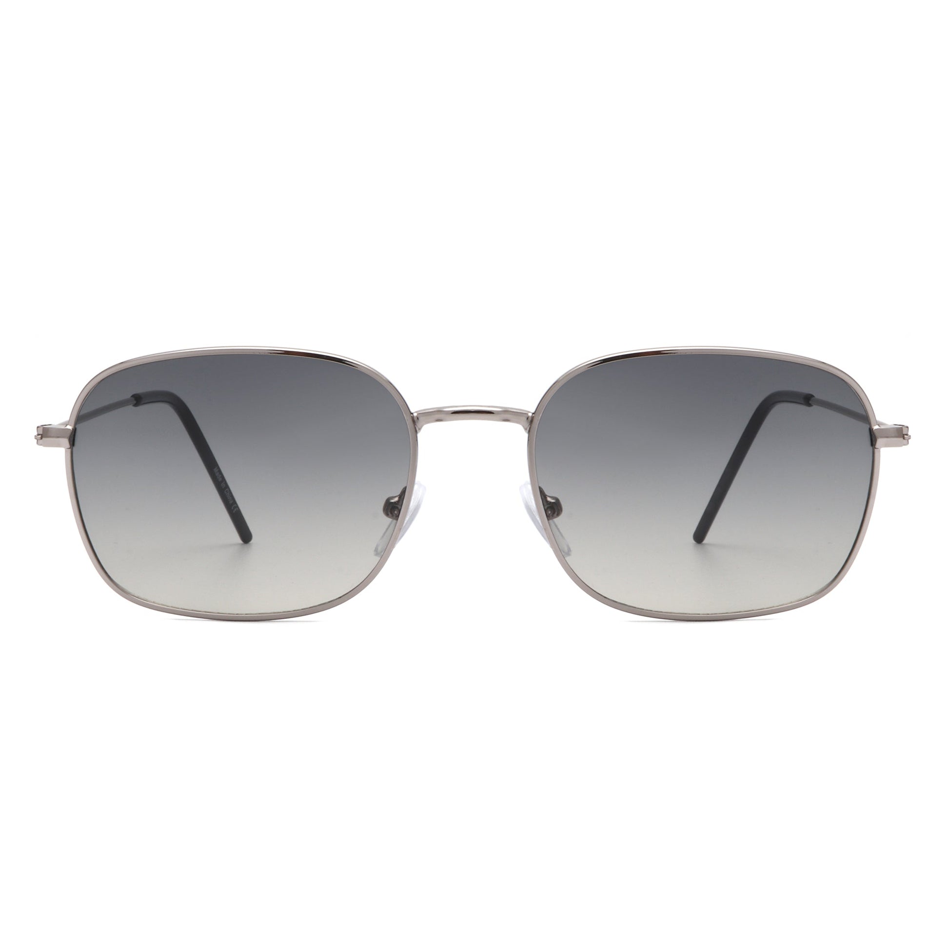 Gleam - Square Flat Top Tinted Retro Fashion Sunglasses-1