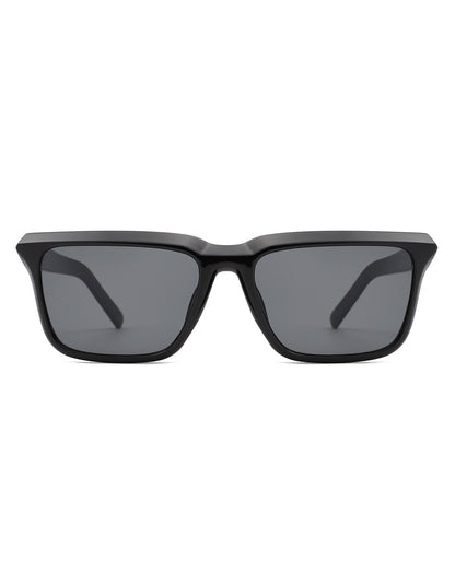 Ilyria - Retro Flat Top Square Fashion Sunglasses-1