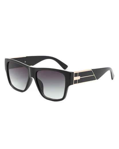 Gaglayqua - Tinted Chunky Square Sunglasses for Women-2