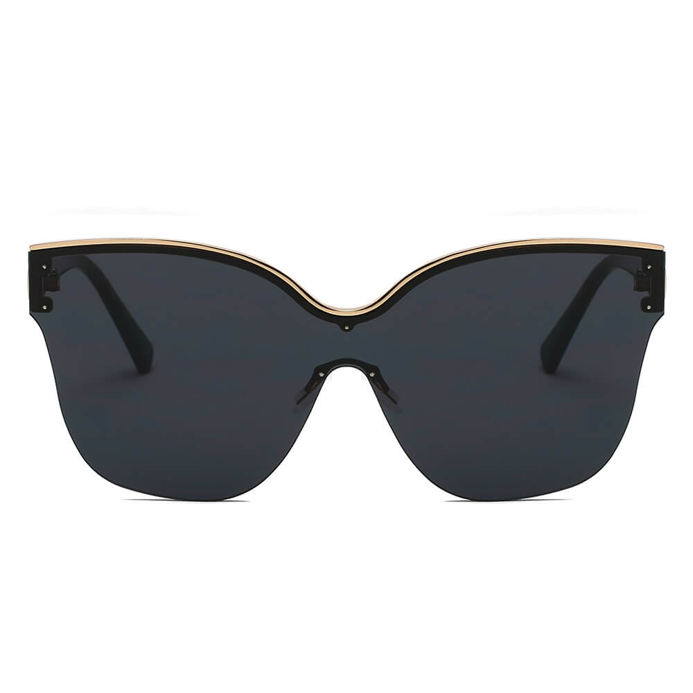 BARCELONA | Women Cat Eye Oversize Sunglasses-1
