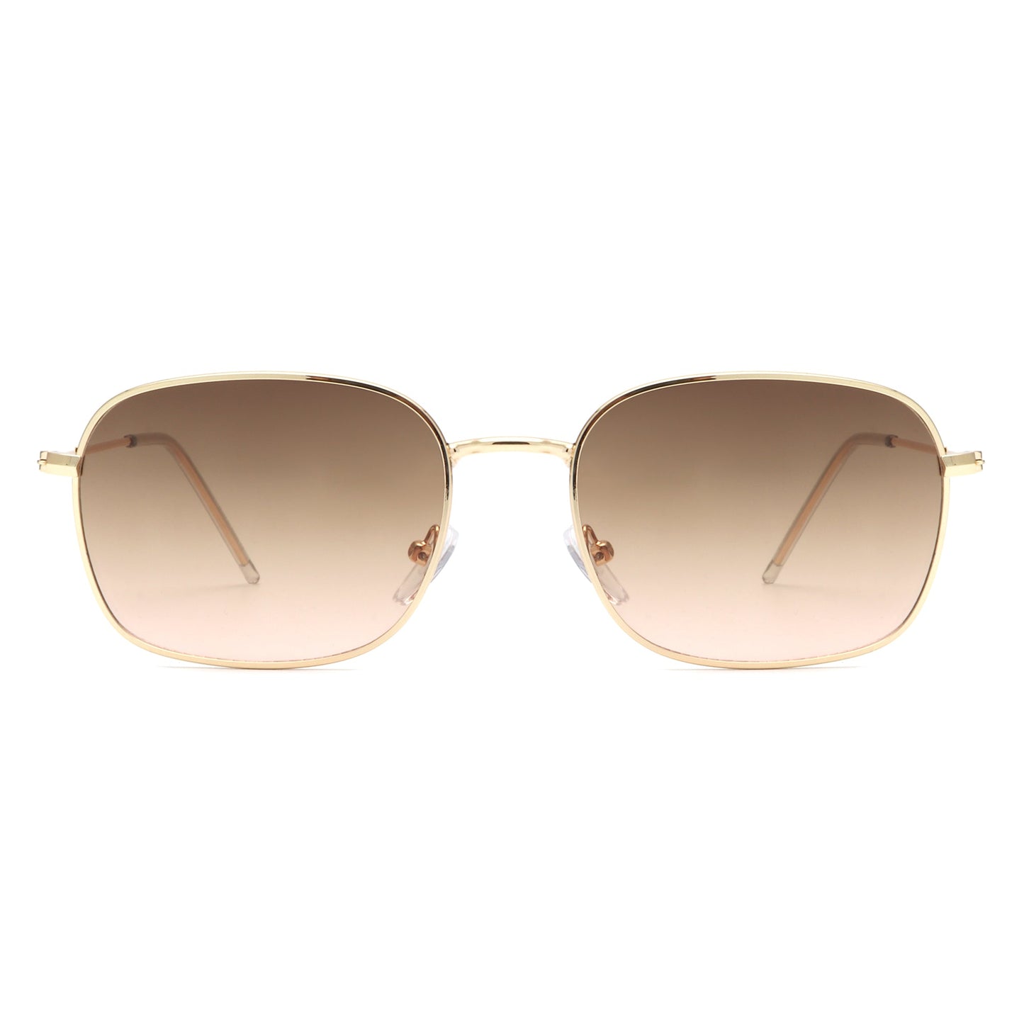 Gleam - Square Flat Top Tinted Retro Fashion Sunglasses-3