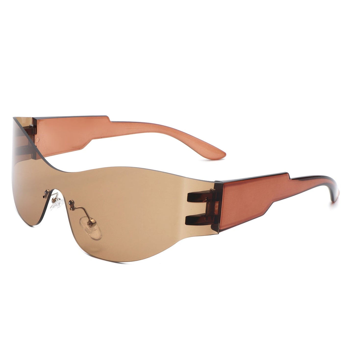 Galadriel - Futuristic Mirrored Cyberpunk Sport Sunglasses-0