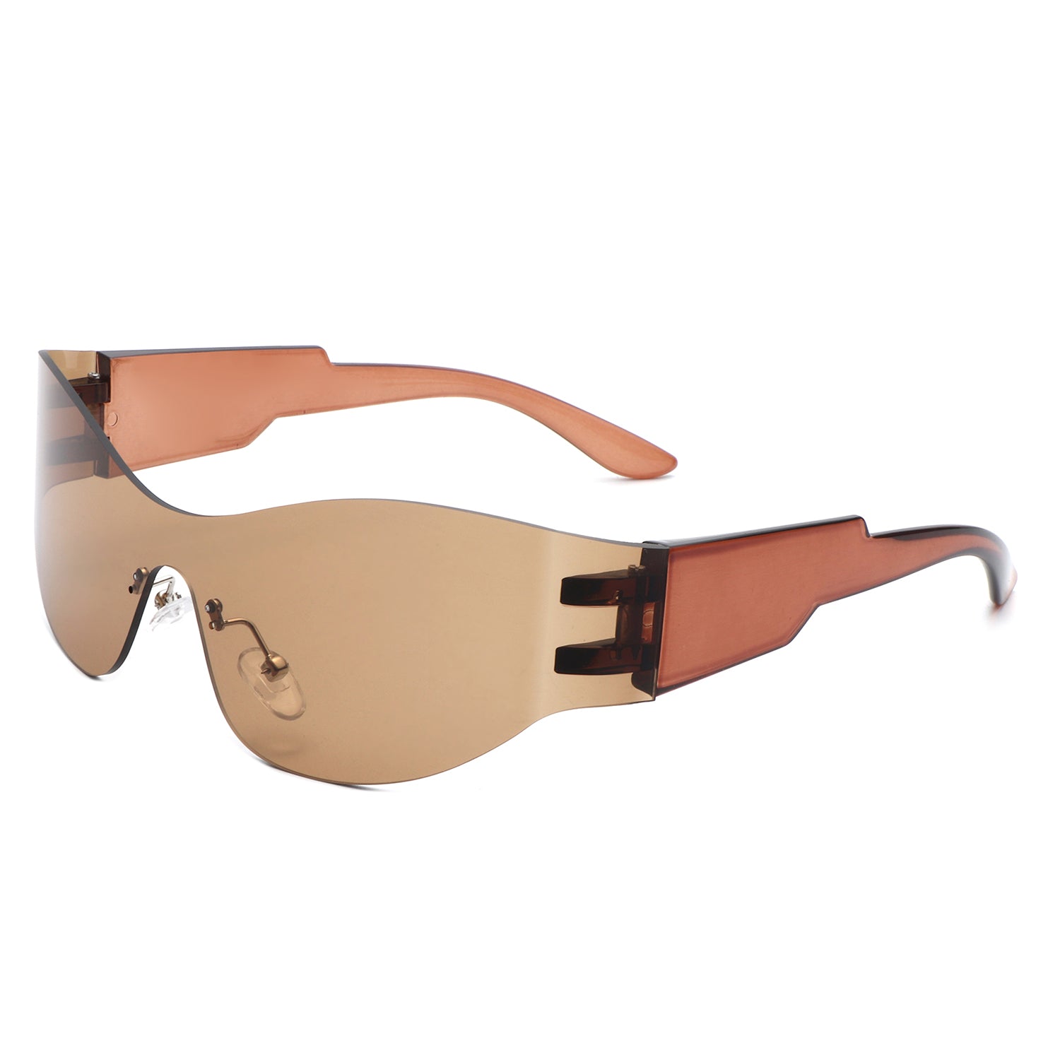 Galadriel - Futuristic Mirrored Cyberpunk Sport Sunglasses-0