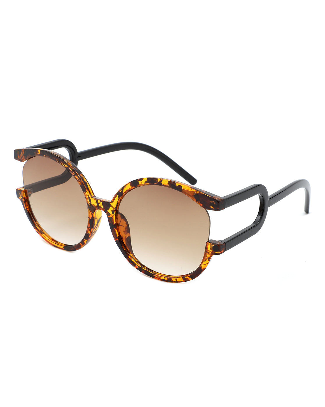 Iloria - Oversized Fashion Irregular Round Sunglasses-0