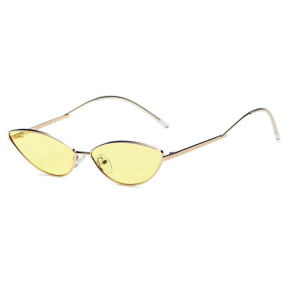 FLINT | Small True Retro Vintage Slim Metal Sunglasses-2