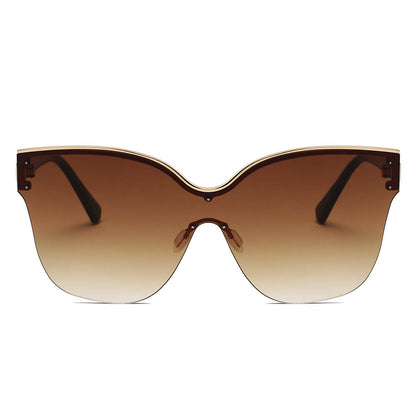 BARCELONA | Women Cat Eye Oversize Sunglasses-3