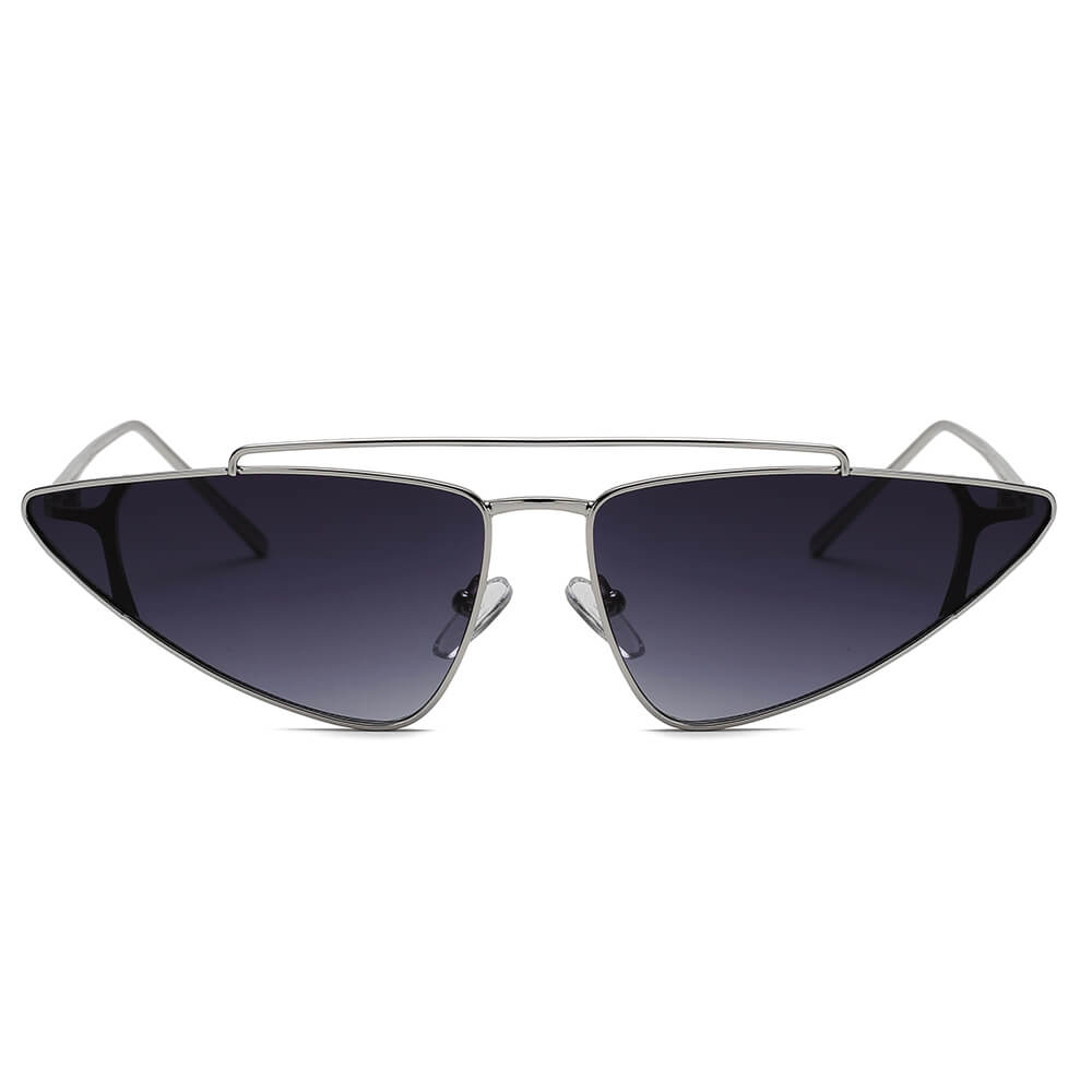 COHASSET | Women Small Retro Vintage Cat Eye Sunglasses-3