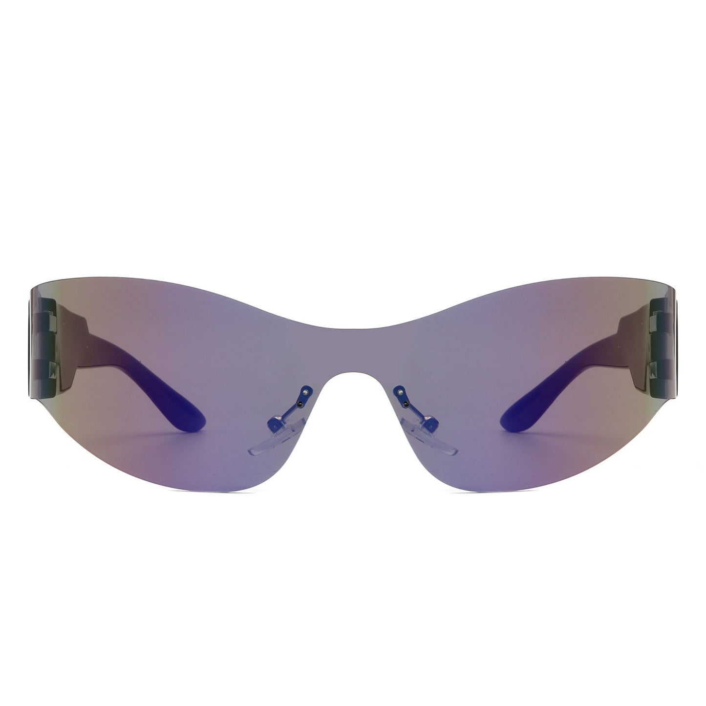 Galadriel - Futuristic Mirrored Cyberpunk Sport Sunglasses-4