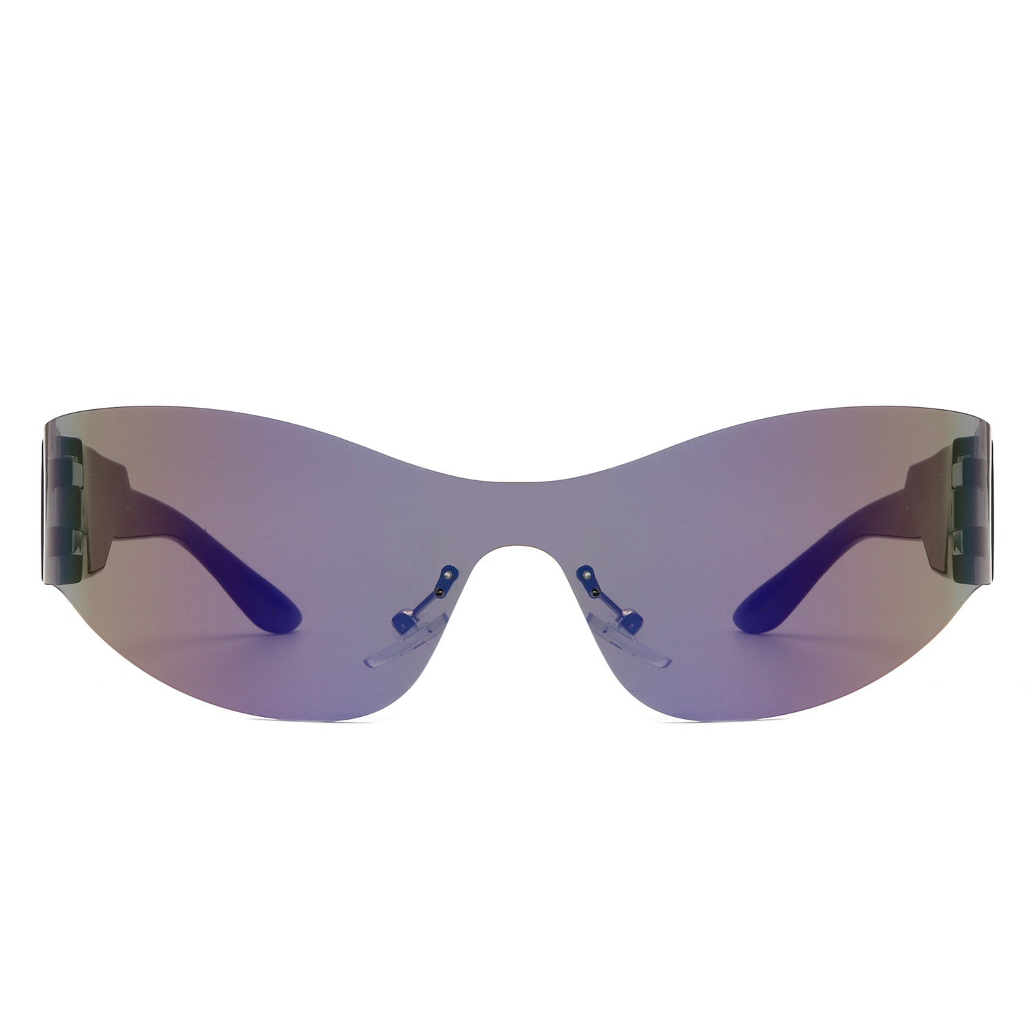 Galadriel - Futuristic Mirrored Cyberpunk Sport Sunglasses-4