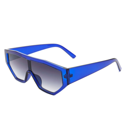 Firelily - Geometric Square Futuristic Fashion Sunglasses-6
