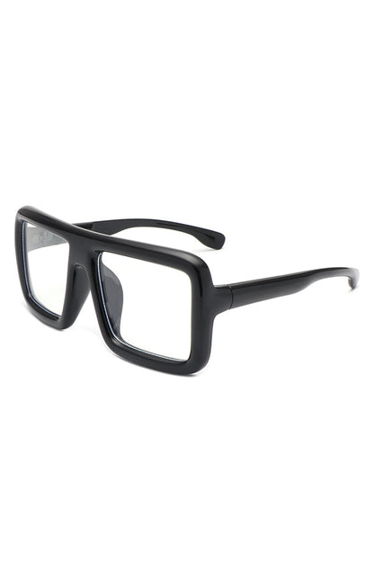Hype - Oversized Square Flat-Top Women's Fashion Sunglasses-5