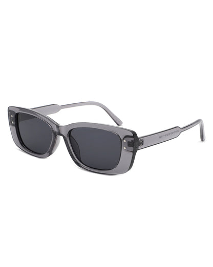 Kaelith - Narrow Retro Rectangle Women's Sunglasses-5