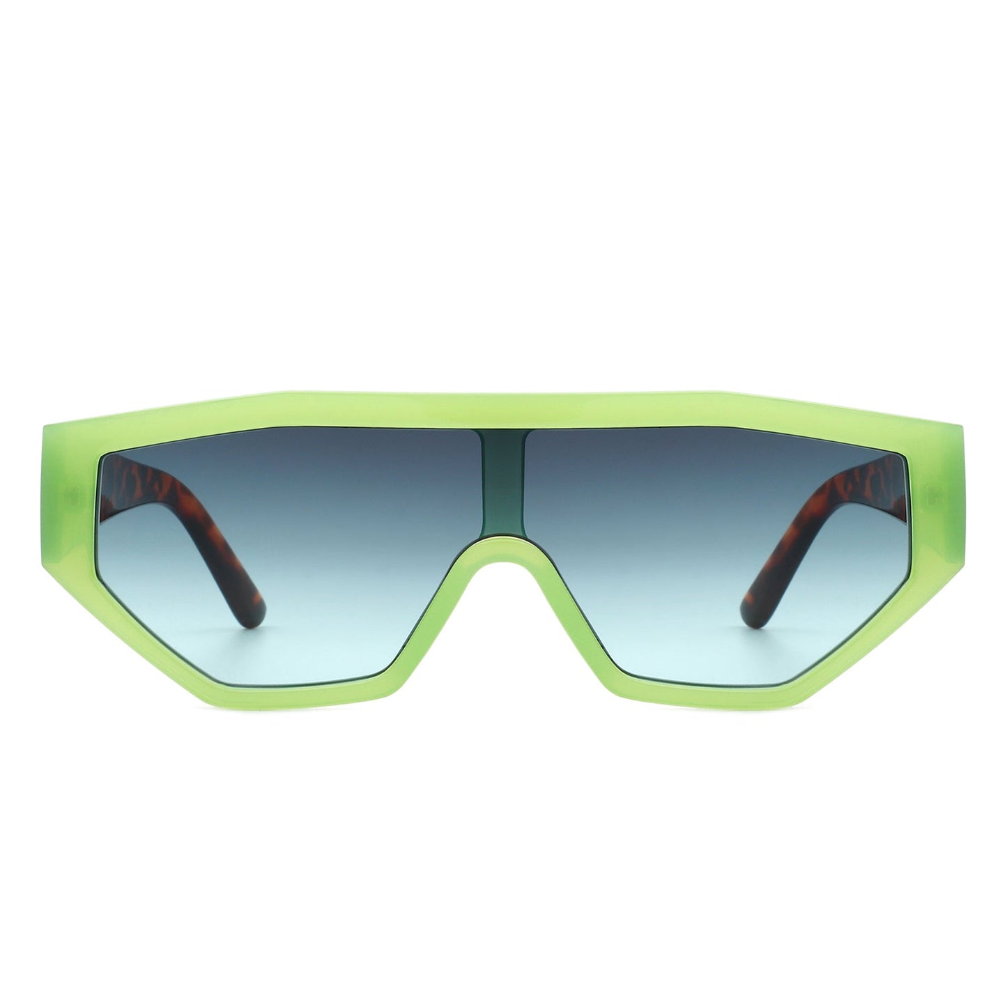 Firelily - Geometric Square Futuristic Fashion Sunglasses-3
