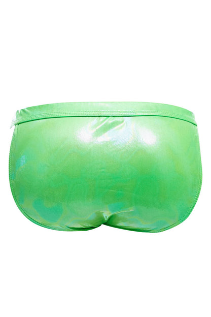 grüner Wetlook Clip Tanga Brief EMER4LD von Cut4Men XL-3