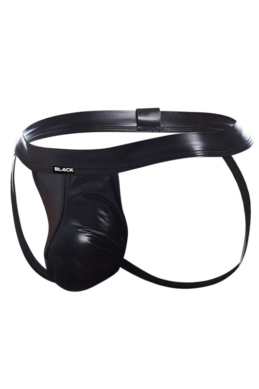 schwarzer Wetlook Jockstrap BL4CK05 - XL-0