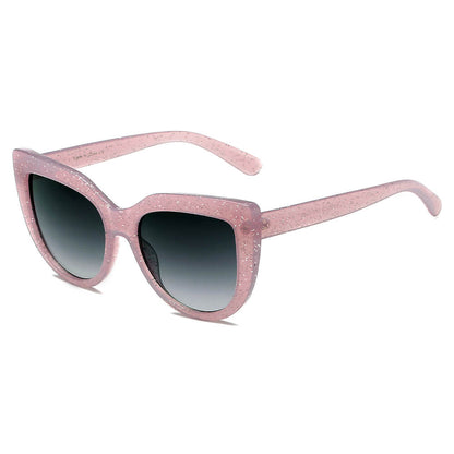 HELSINKI | Women Round Cat Eye Oversized Fashion Sunglasses-5