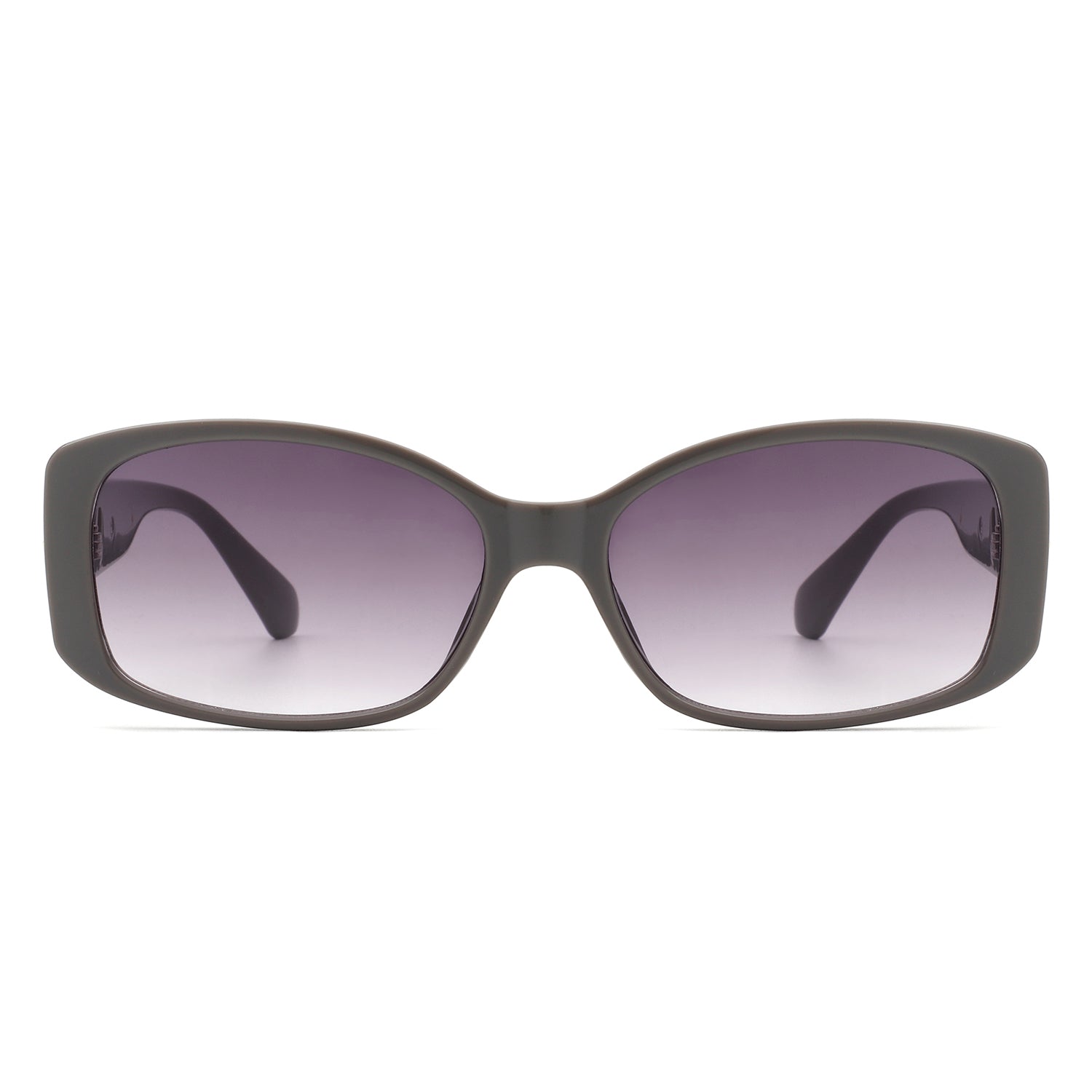 Fantasie - Rectangular Narrow Retro Tinted Fashion Square Sunglasses-1