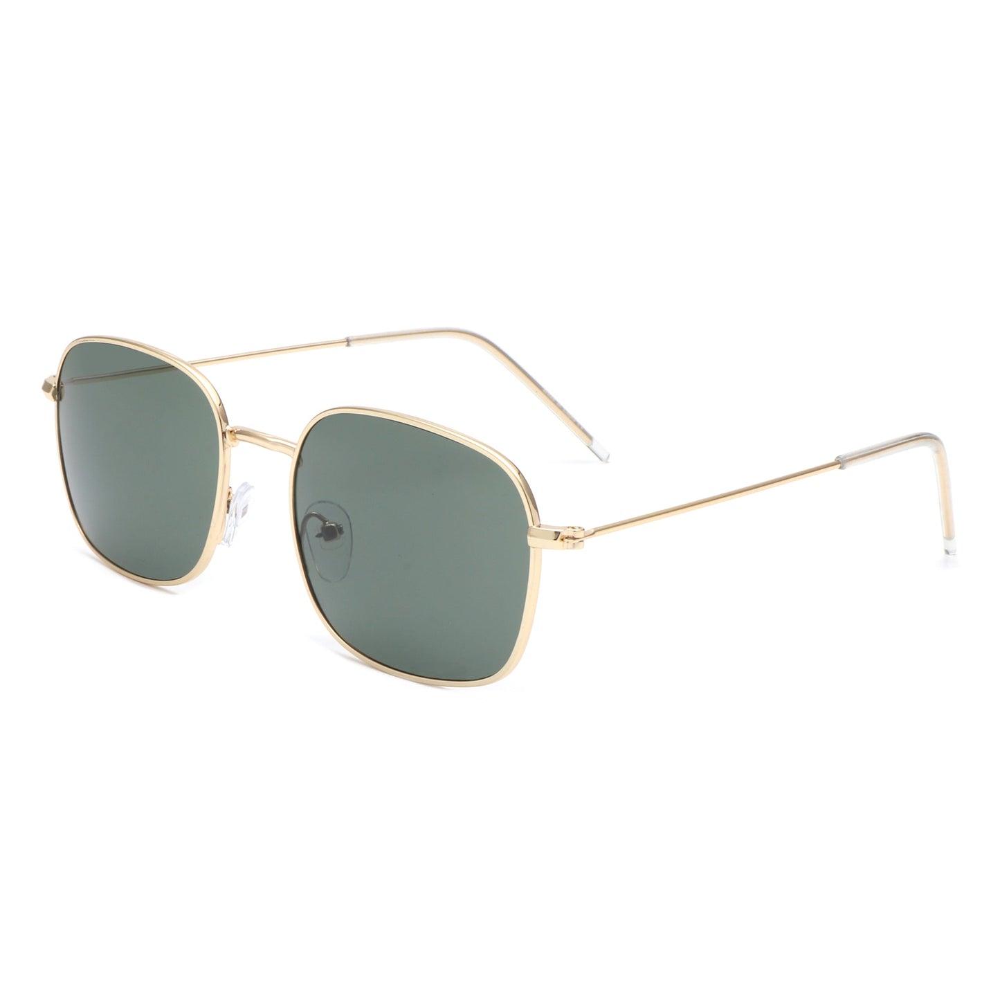 Gleam - Square Flat Top Tinted Retro Fashion Sunglasses-6