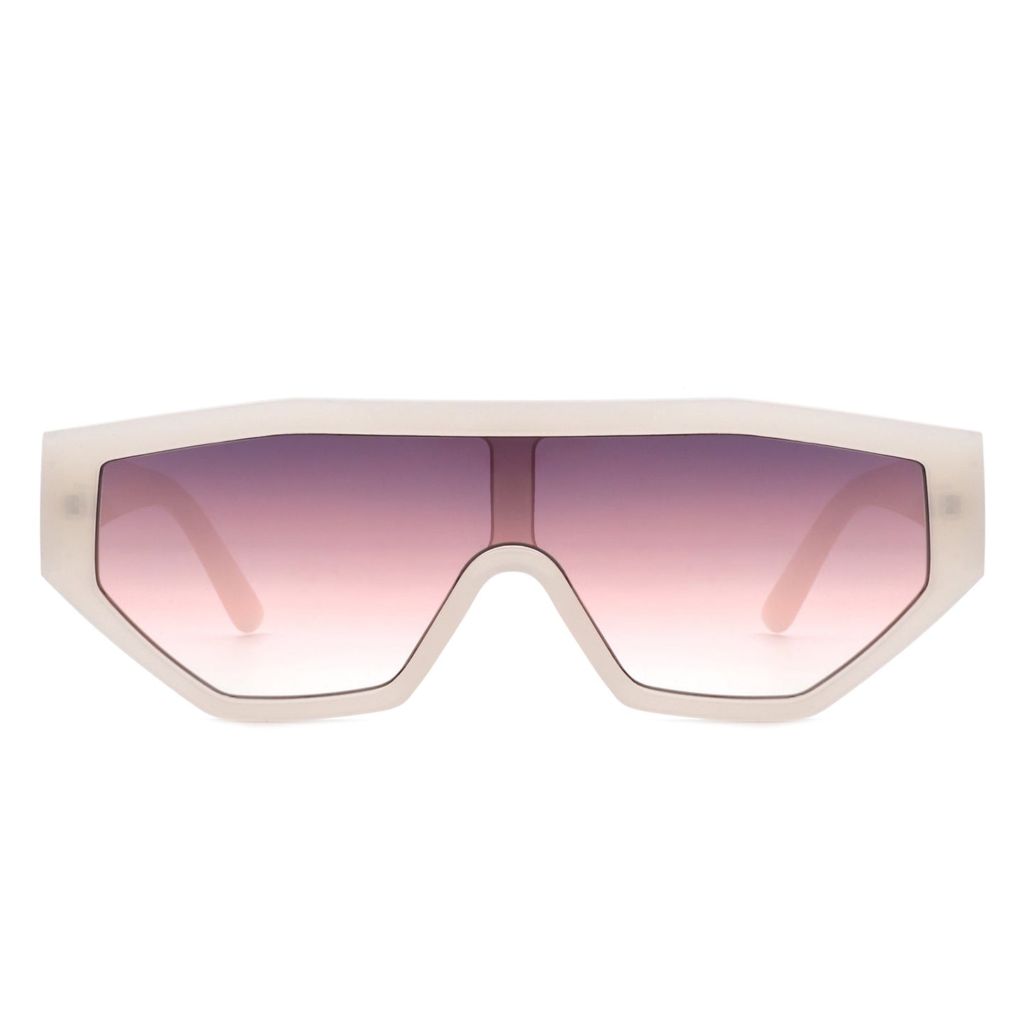 Firelily - Geometric Square Futuristic Fashion Sunglasses-1