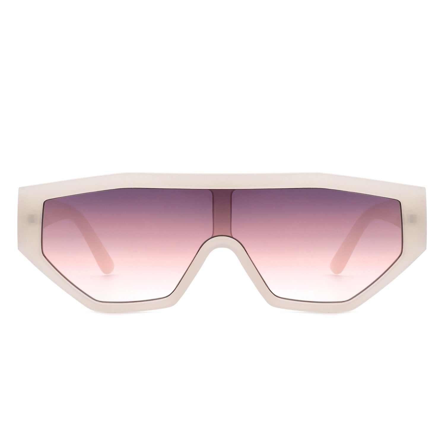 Firelily - Geometric Square Futuristic Fashion Sunglasses-1
