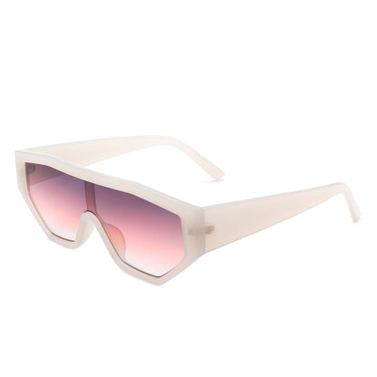 Firelily - Geometric Square Futuristic Fashion Sunglasses-0