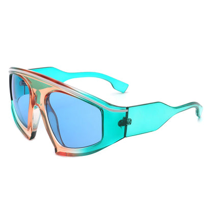 Bramble - Oversize Futuristic Square Women Fashion Sunglasses-8