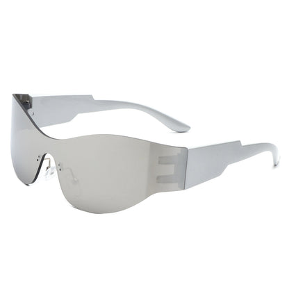 Galadriel - Futuristic Mirrored Cyberpunk Sport Sunglasses-8