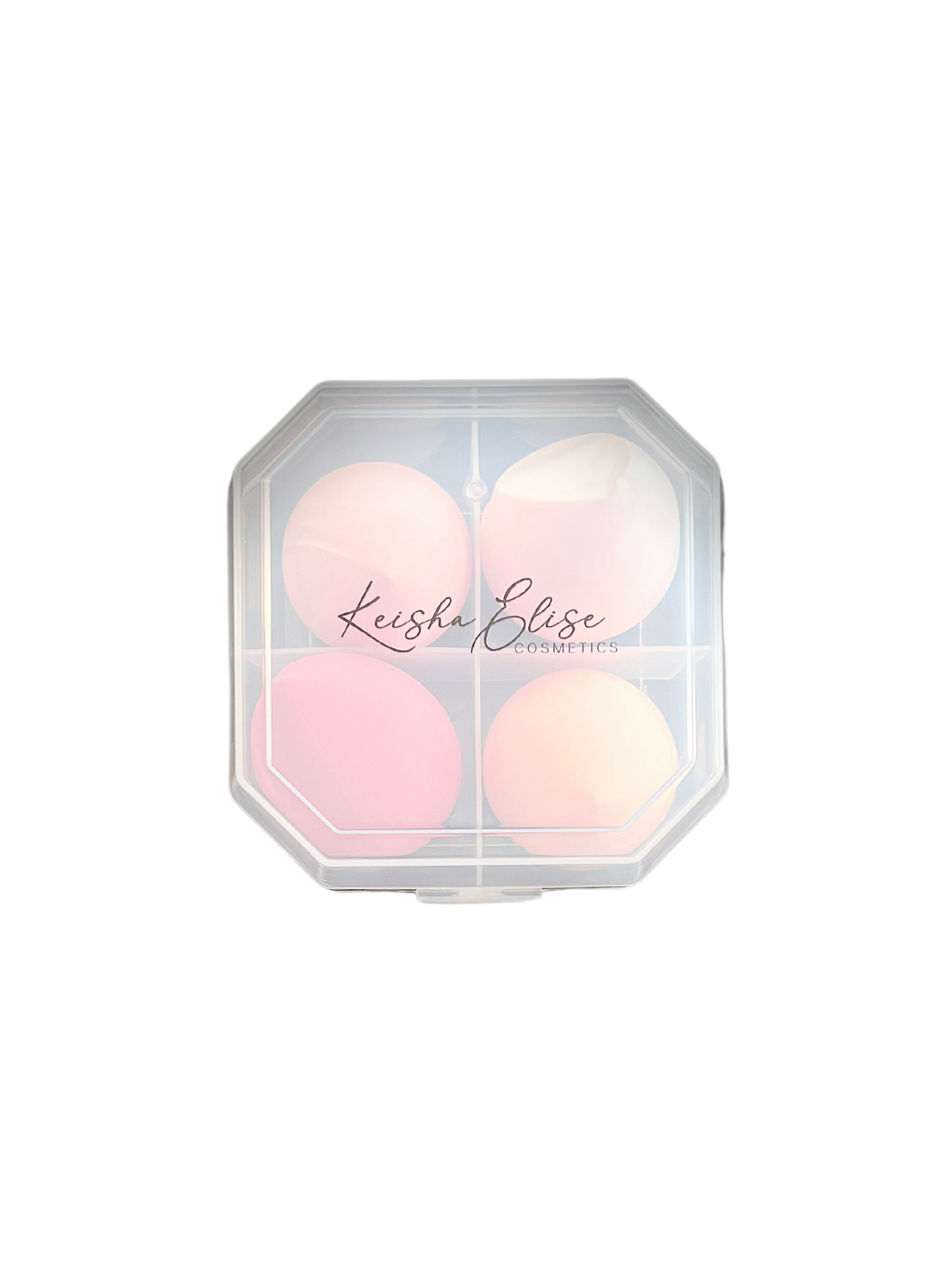 4-Piece Makeup Sponge Set with Travel Case-2