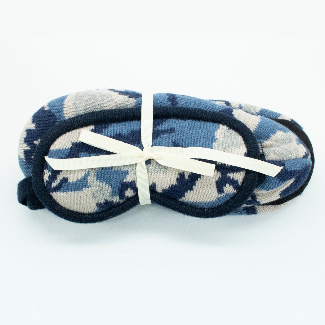 CAMOUFLAGE SLIPPERS AND MASK SET-1