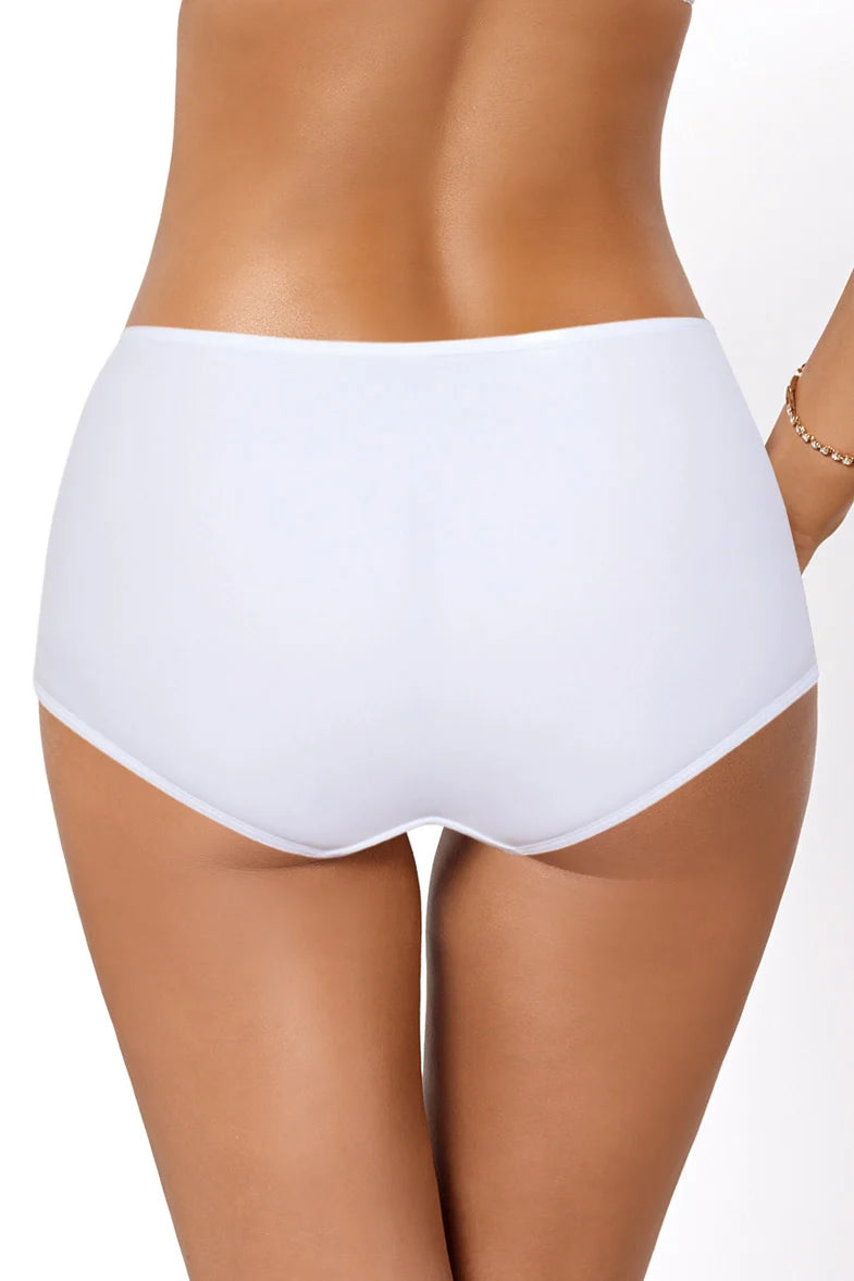 High Waist Brief Panty PariPari Cassi White-1