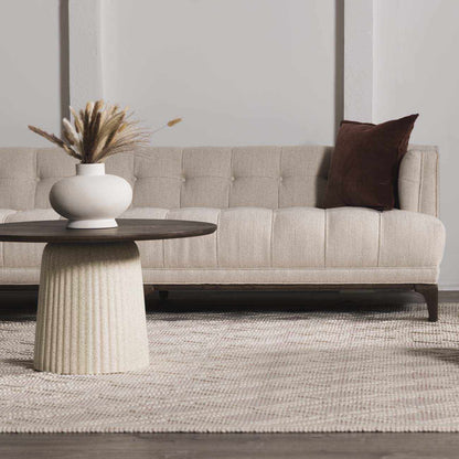 Ramsbury Soft Pink Wool Rug-6