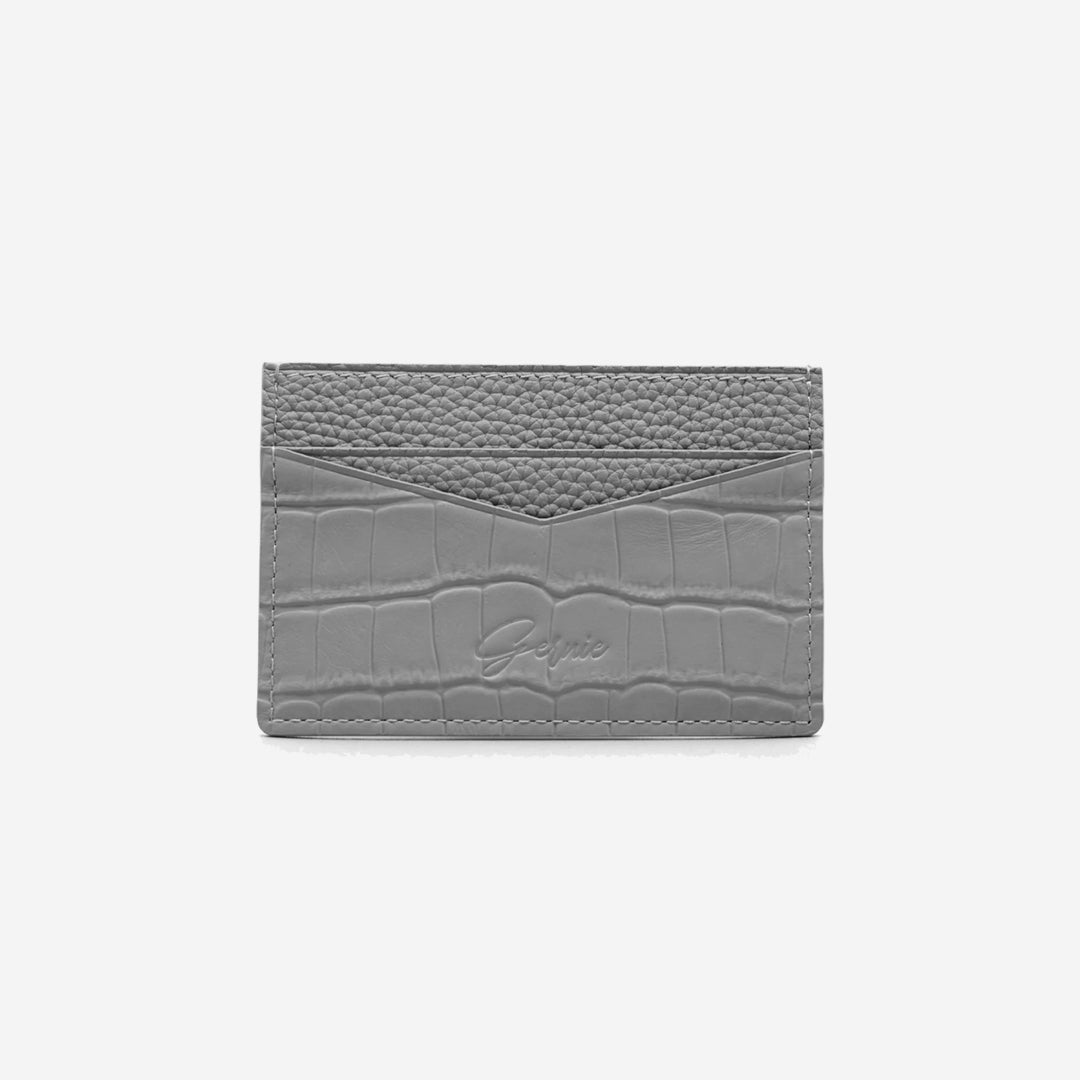 Genuine Croc Leather Slim Card Case-3