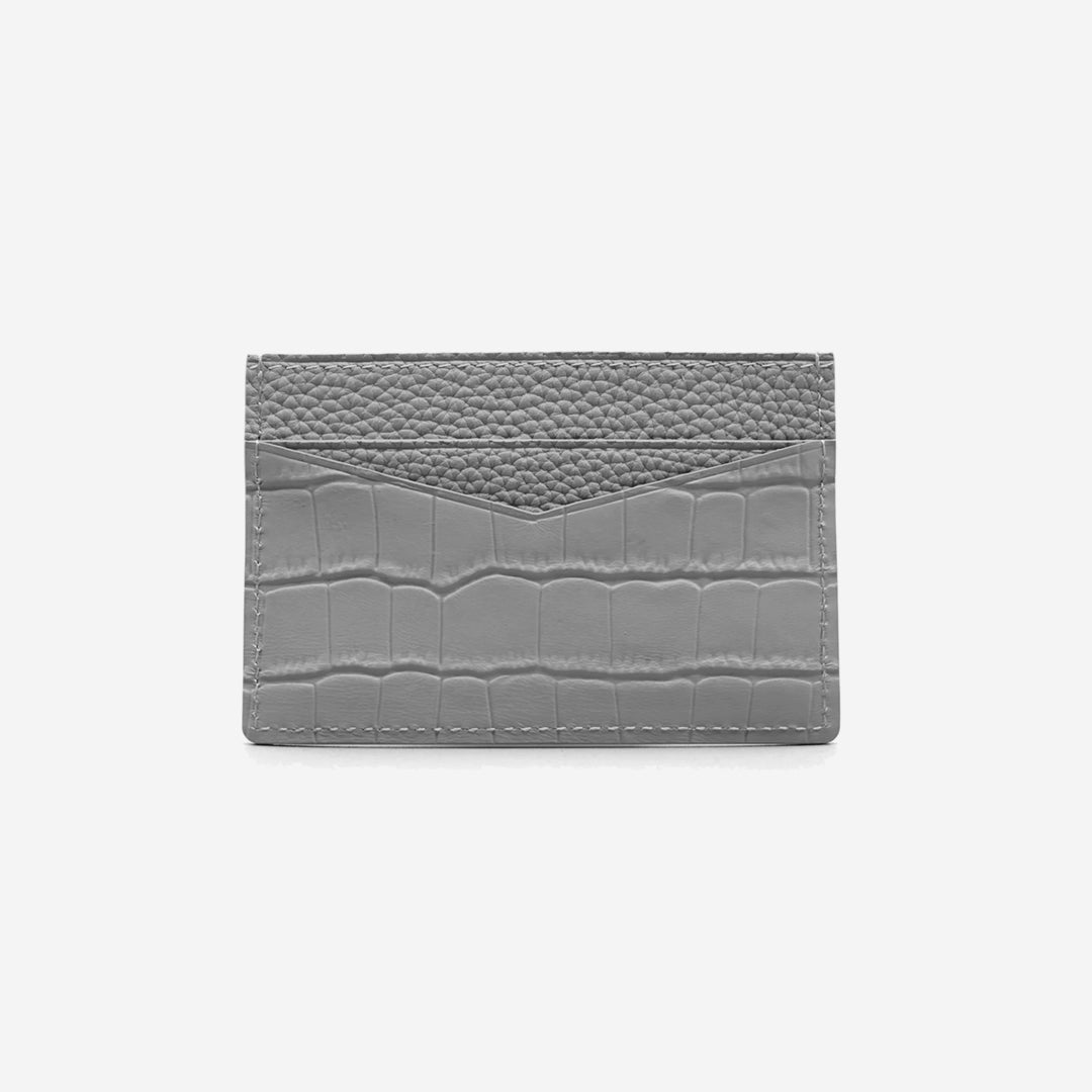 Genuine Croc Leather Slim Card Case-4