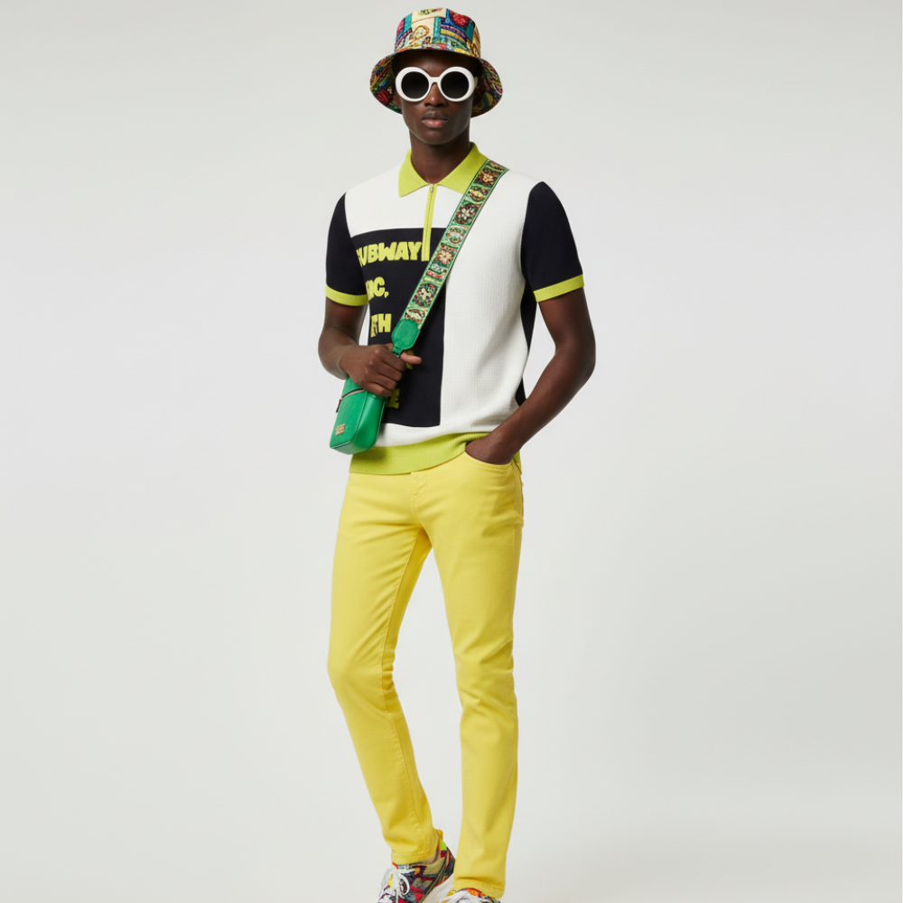 CHINATOWN Cashmere Polo BYMANYC ® New York-1