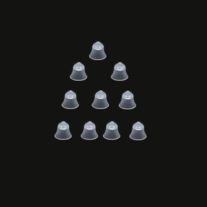 Hearing Aid Ear Piece Bell Shape Domes 10-Pack Comfortable PSAP Kit Ear Tips Invisible-3