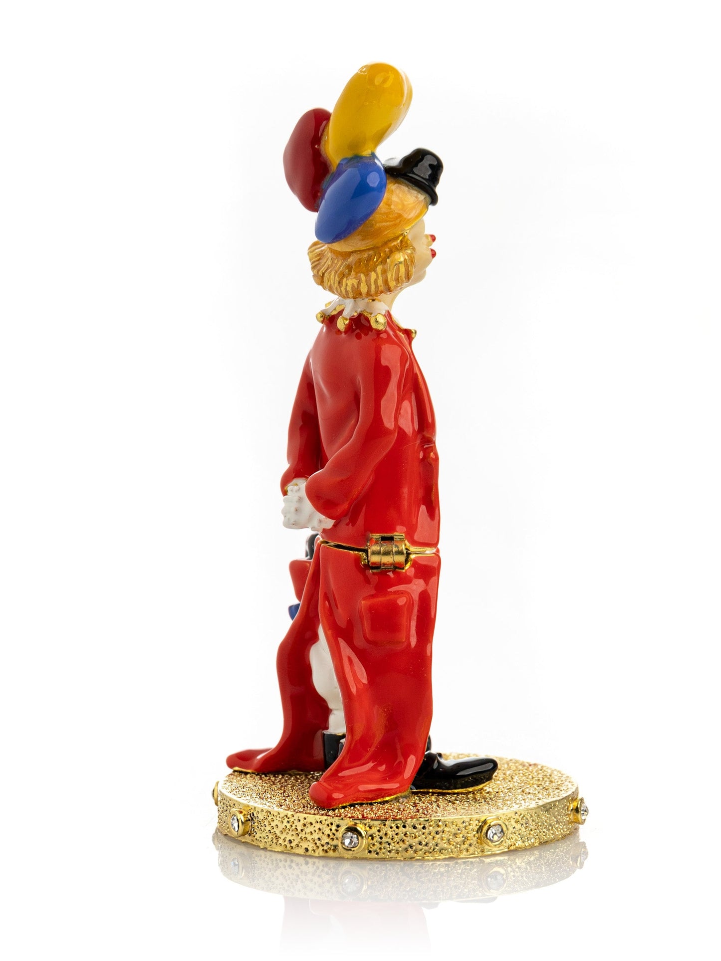 Funny Circus Clown with Umbrella trinket box-4
