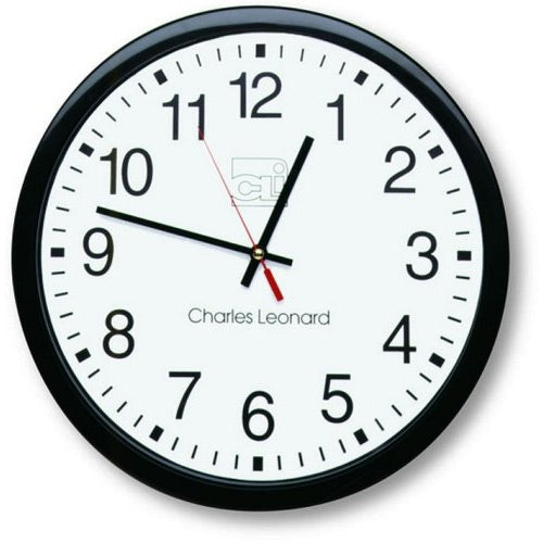 14-Inch Quartz Black and White Wall Clock-0