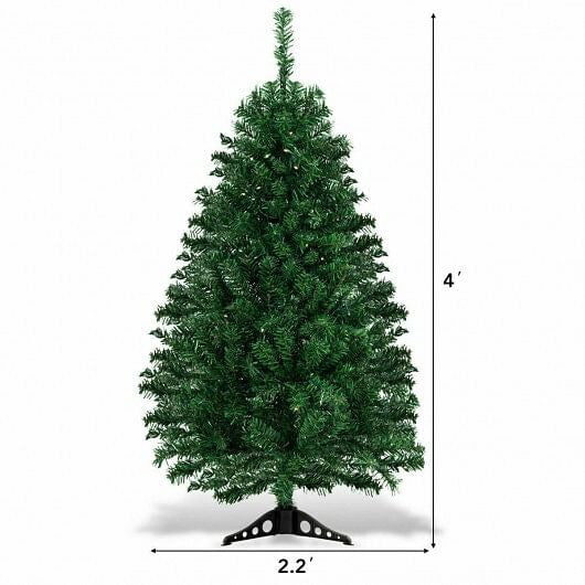 4 Feet Tabletop Artificial Christmas Tree with LED Lights-2