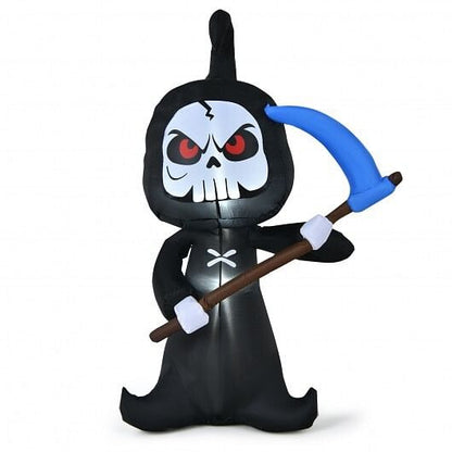 6 Feet Halloween Inflatable Decorations with Built-in LED Lights-0