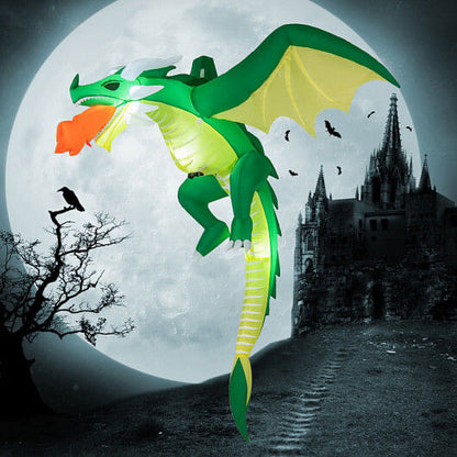 5 Feet Hanging Halloween Inflatable Dragon-1