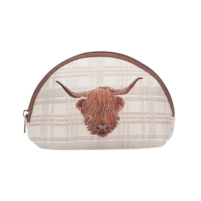 Highland Cow - Cosmetic Bag-0