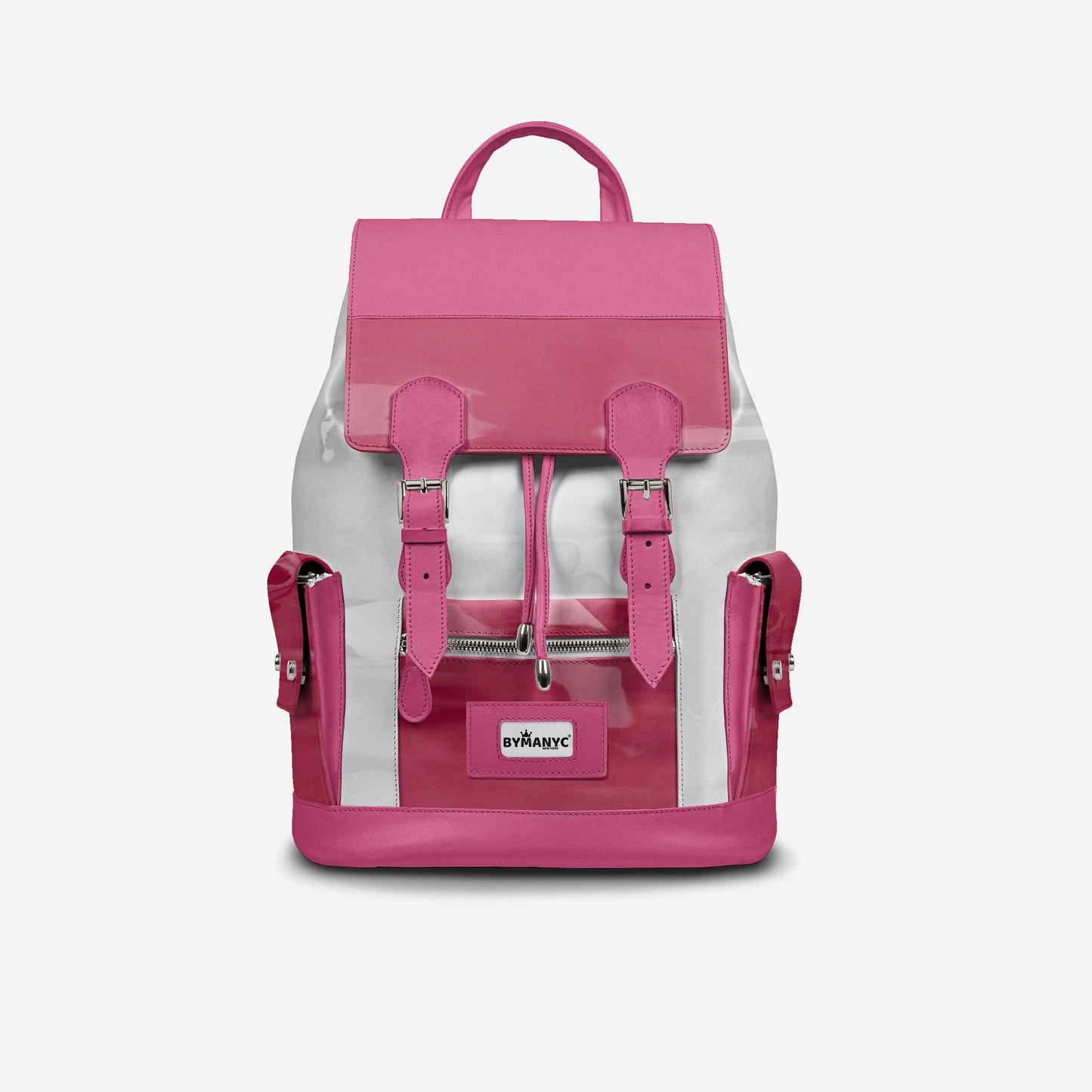 COUTURE Eco Backpack – Pink & White Edition | BYMANYC ® New York-0