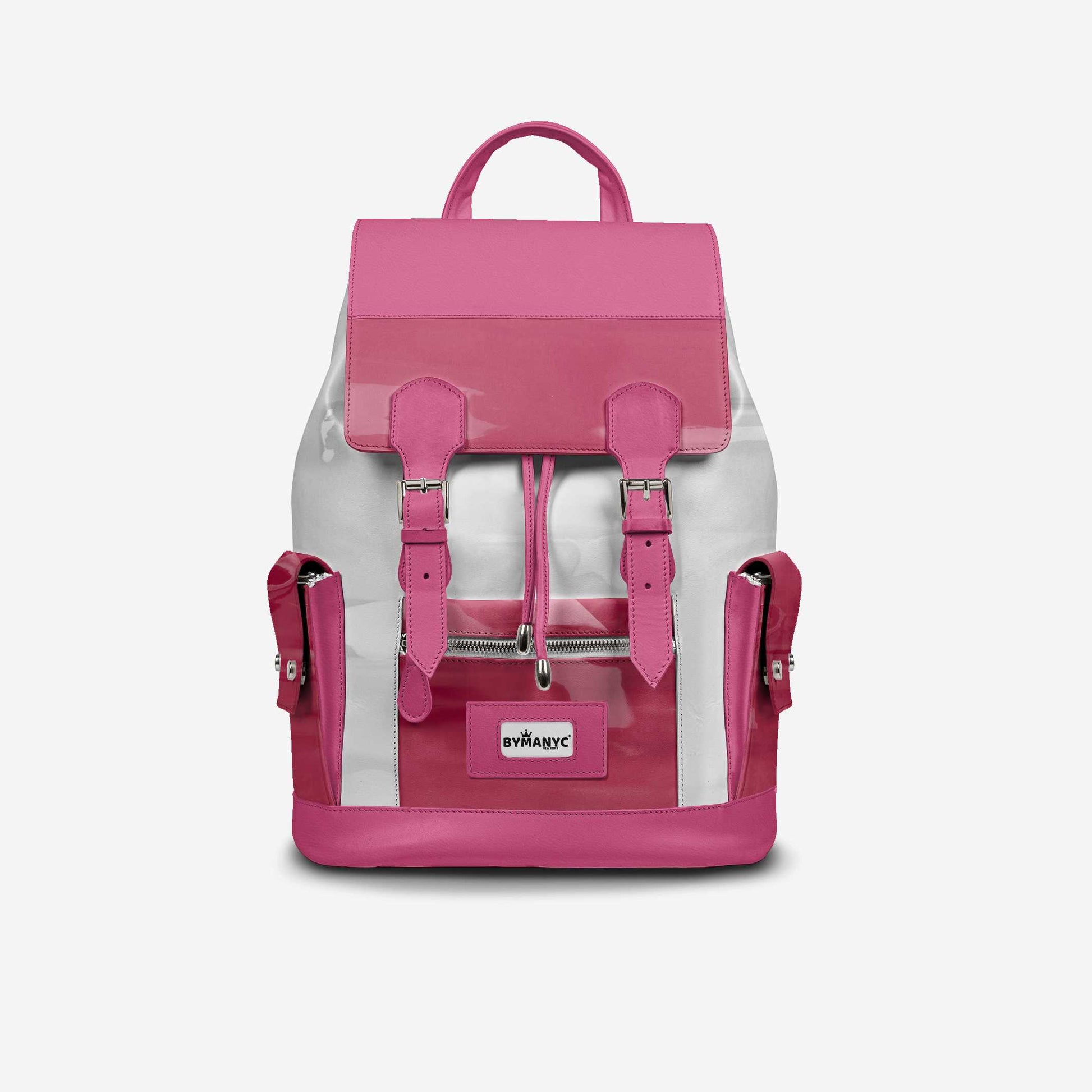COUTURE Eco Backpack – Pink & White Edition | BYMANYC ® New York-0