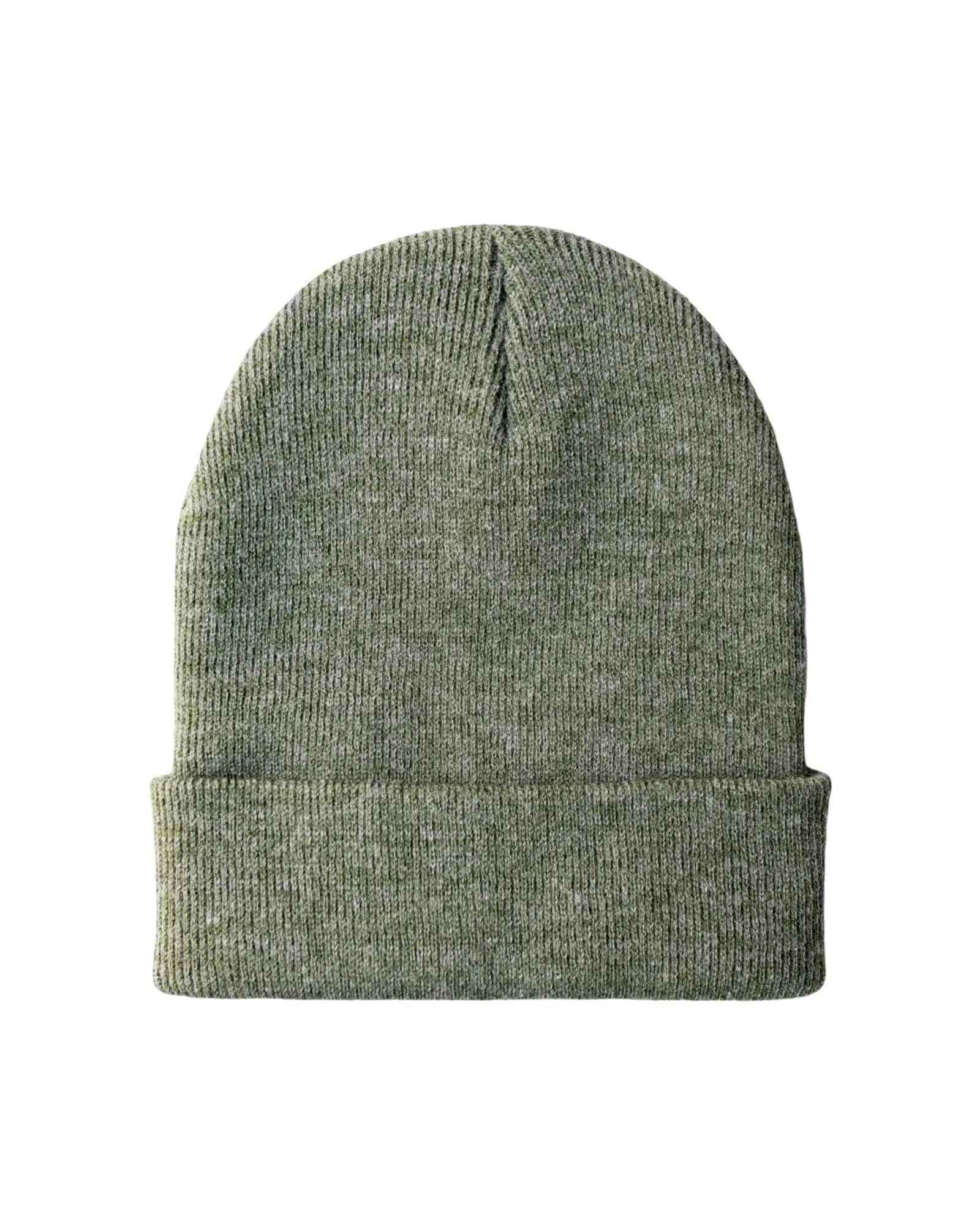CS107 HAAKWEAR Traditional Silent Cuffed Beanie, Forest Green-0