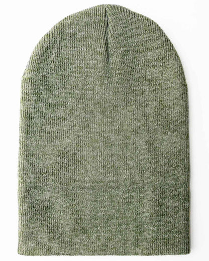 CS107 HAAKWEAR Traditional Silent Cuffed Beanie, Forest Green-2