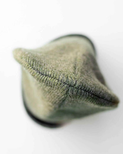 CS107 HAAKWEAR Traditional Silent Cuffed Beanie, Forest Green-3